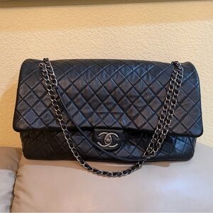 Chanel Black Quilted XXL